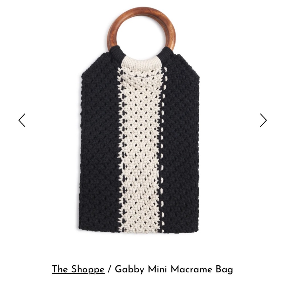 LAUDE THE LABEL
Gabby Mini Macrame Bag
Retails at $118.00